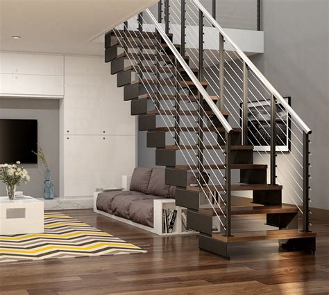 Modular Straight Staircase Kits | Mylen Stairs