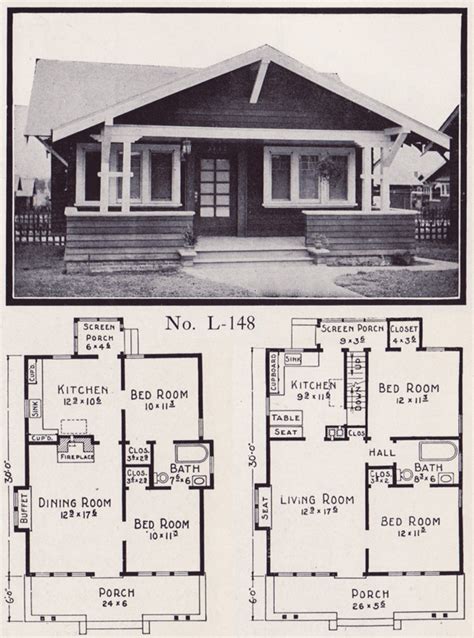 1920 Craftsman Bungalow Floor Plans Floorplansclick
