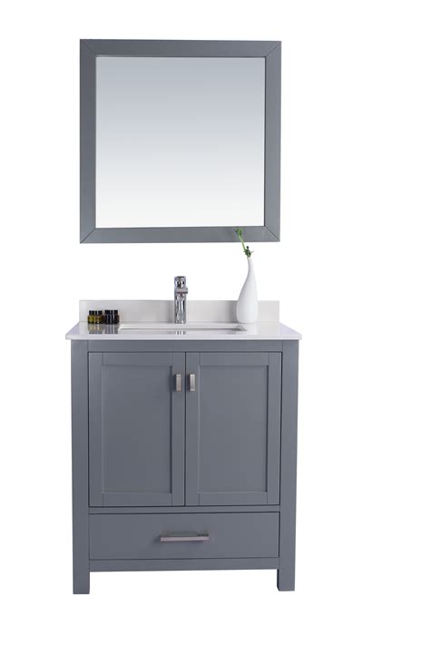 Creating a calming aesthetic in your home restroom by purchasing a stylish new bath vanity from homary! 30" Single Sink Bathroom Vanity Cabinet + Top and Color ...