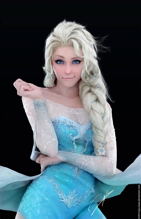 elsa frozen by jiyu kaze this is a piece of art not a cosplay hyperrealistic elsa cosplay