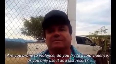 el chapo secret interview with sean penn talks drug dealing violence