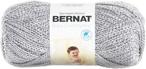 Bernat 166048 48046 Baby Coordinates Yarn Solids Soft Grey3