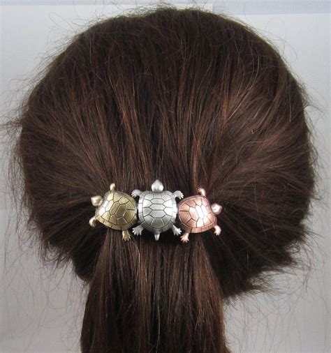 Turtles French Barrette 70mm Hair Accessories Barrettes And Clips Hair