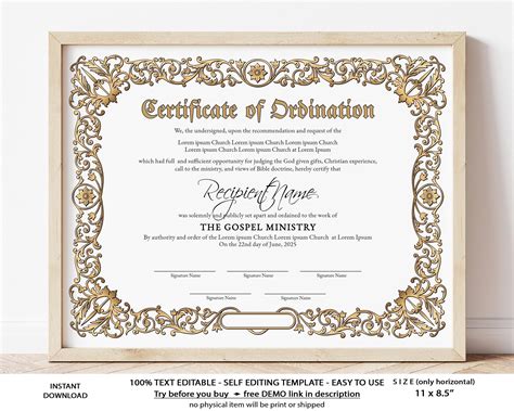 An Award Certificate Is Displayed In Front Of A White Background With