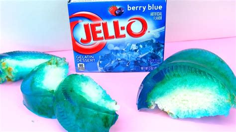 41 calories of strawberries, frozen, sweetened, (0.15 package (10 oz)). Blue Berry Jello CAKE w. Fluffy Angel Food Center - YouTube