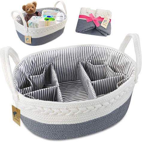 Baby Diaper Caddy Organizer Extra Large Nappy Caddy Rope