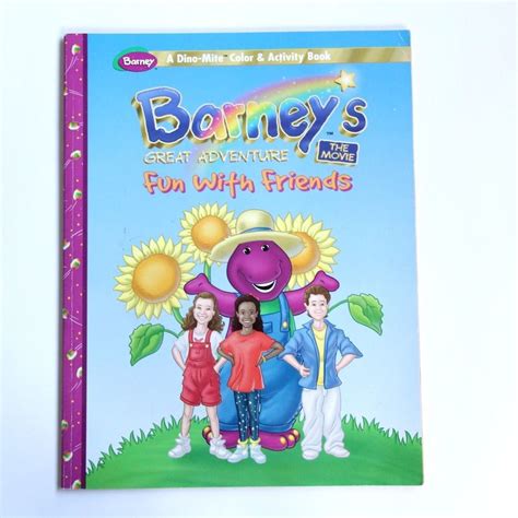 Barneys Great Adventure Fun With Friends Coloring And Activity Book Craft