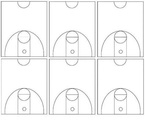 Basketball Court Diagrams Basketballpractice Basketball