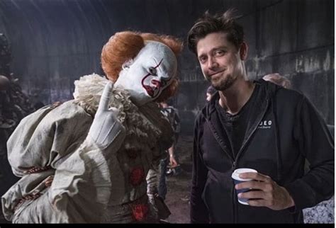 Bill And Andy On Set Looking Fierce Pennywise The Dancing Clown