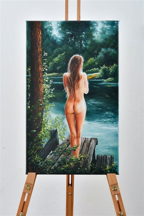 The Warm Morning Nude Painting Decoration Nudeart Women Painting
