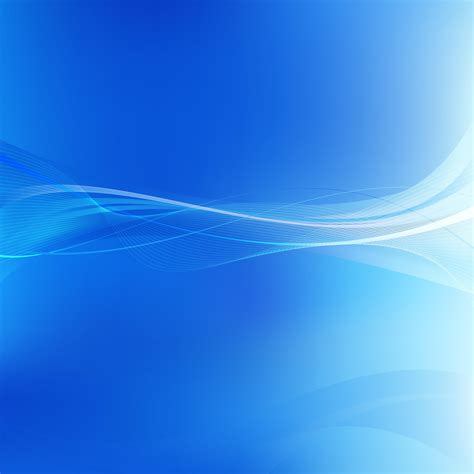 Abstract Blue Curved Lines Background