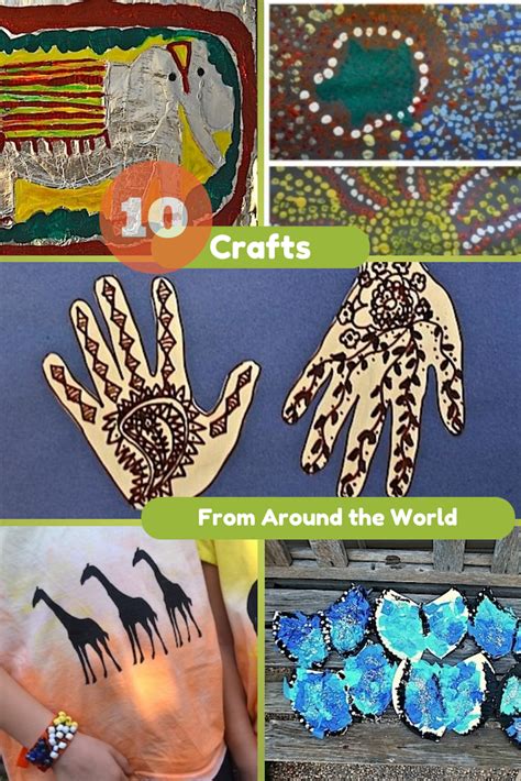 10 Crafts From Around The World In The Playroom