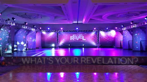 Multi Colored Lighting At Revel Dance Competition We Produced The