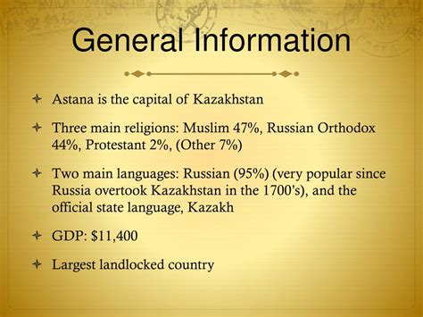Ppt Kazakhstan Powerpoint Presentation Free Download Id2512543
