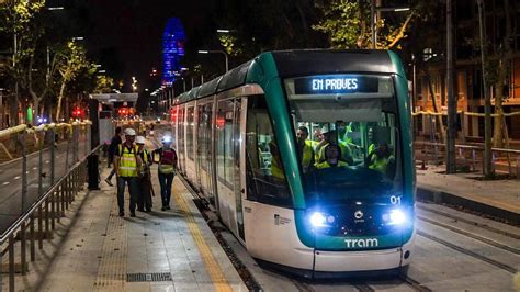 El Nuevo Tranv A Por La Diagonal Empieza Las Pruebas De Circulaci N