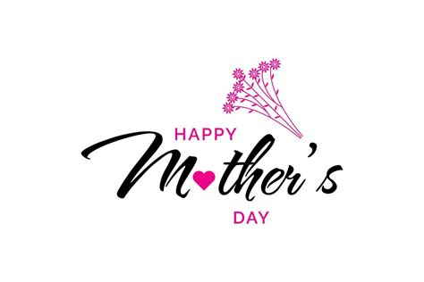 Happy Mothers Day Greeting Card 22800825 Vector Art At Vecteezy