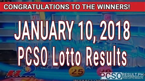 Toto 4d result with numbers predict and analysis. PCSO Lotto Results Today January 10, 2018 (6/55, 6/45, 4D ...