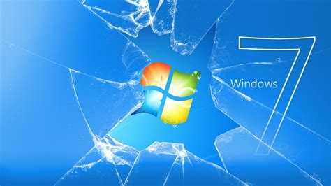 Windows 7 Broken Screen Wallpaper Wallpapersafari