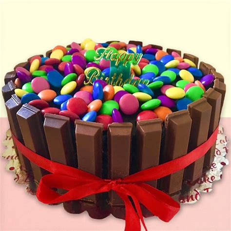 Order Online Delightful Kitkat Gems Cake Winni Winni