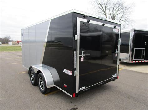 2019 Bravo 7x14 Enclosed Motorcycle Trailer Custom Enclosed And Open