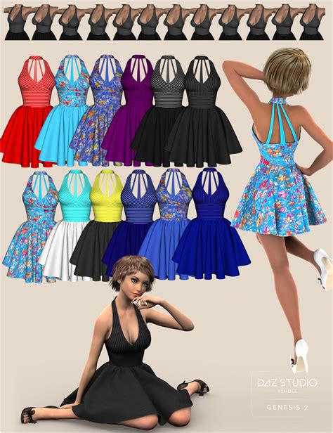 W Skirt For Genesis 2 Females Daz 3d