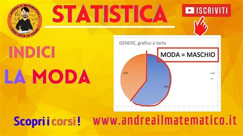 Corso Di Statistica La Moda Andrea Il Matematico YouTube