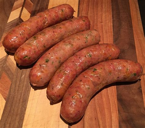 Smoked Jalapeño And Cheddar Bratwurst Homemade Sausage Recipes