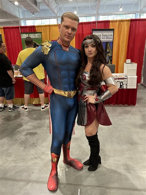 Homelander And Queen Maeve From The Boys At Terrific Con In Mike Aka