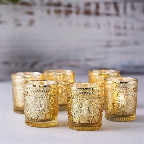 Create A Stunning Display With Mercury Glass Votive Candle Holders