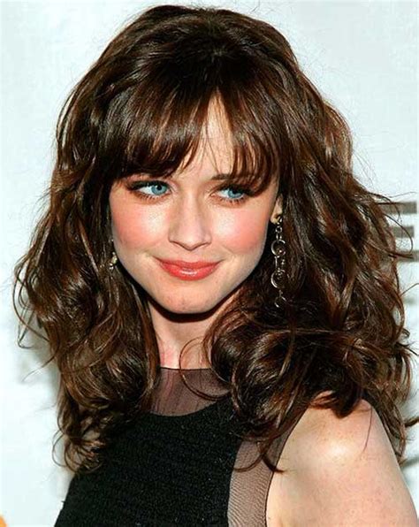 30 Best Curly Hair With Bangs Hairstyles And Haircuts 2016 2017