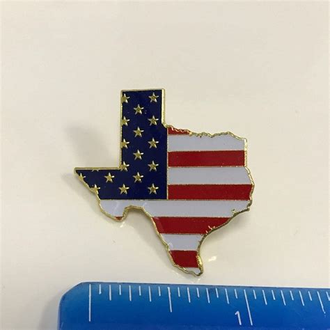 Texas Flag Lapel Pin Etsy