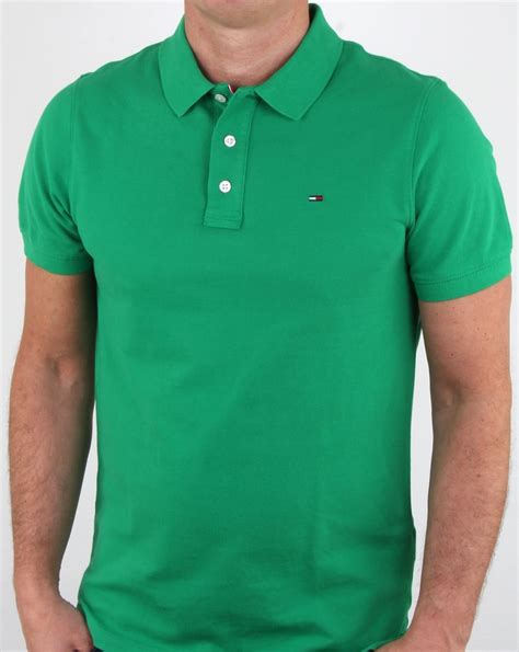 If tight through the body, it's too small. Tommy Hilfiger Cotton Pique Polo Shirt Green, Mens, Polo ...