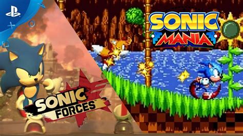 Sonic Mania And Sonic Forces Ps4 Gameplay Demo E3 2017 Youtube