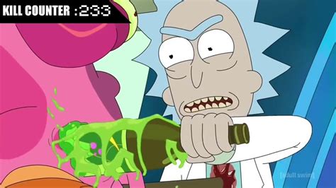 Rick And Morty Season 3 Kill Count All Deaths Youtube
