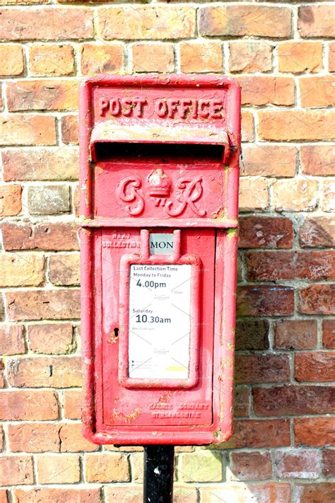 Old Royal Mail Red Post Box High Quality Abstract Stock