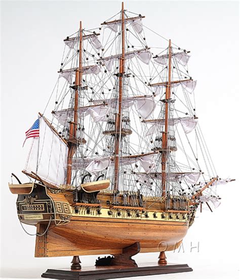 Uss Constitution 1798 Wooden Model Tall Ship 29 Old Ironsides