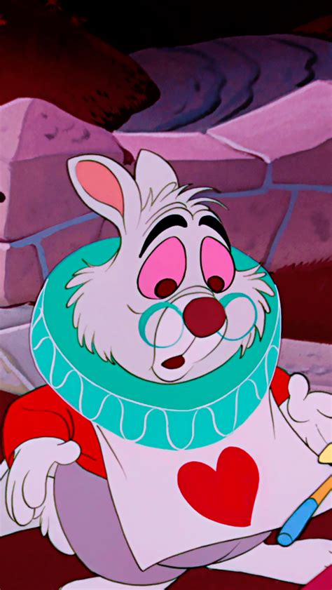 White Rabbit ~ Alice In Wonderland 1951 Disney Pixar Disney Alice