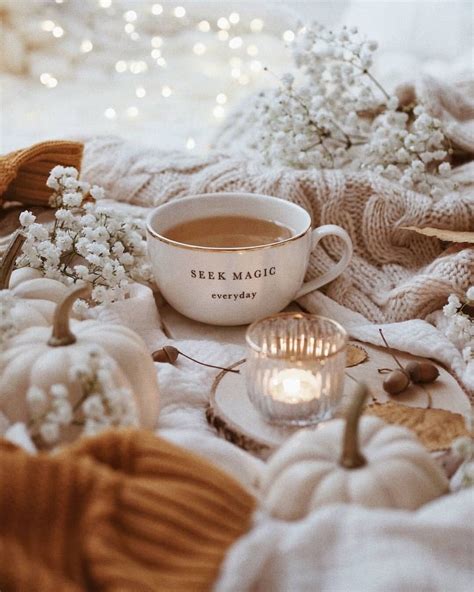Shared By Maria Find Images And Videos About Coffee Lights And Autumn