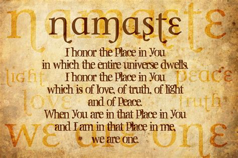 I Honor The Place In You Namaste Yoga Yoga Quotes