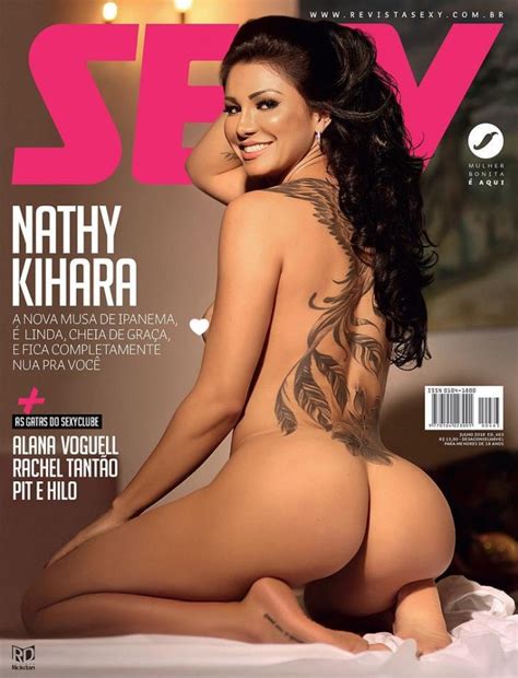 Nathy Kihara Nua Na Revista Sexy Julho Seu Jeca
