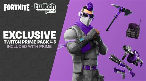 New Twitch Prime Pack 3 Leaked Fortnite Twitch Prime Pack 3 Release