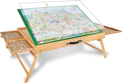 All4jig 1500pcs Portable Puzzle Table With Legs 25x34