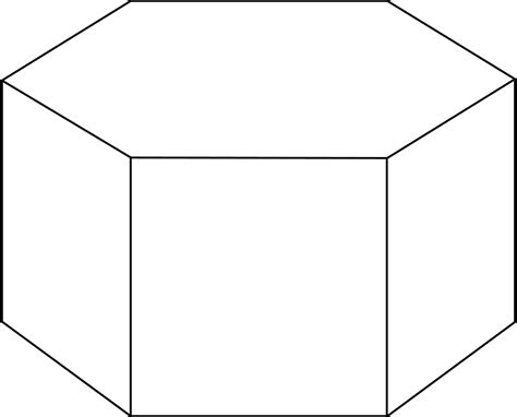Hexagonal Prism Clipart Etc