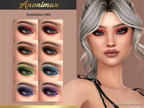 Anonimux Eyeshadow N24 Sims 4 Makeup Mod Modshost