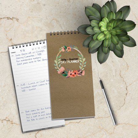 Flora Daily List Day Planner Notebook Day Planners Planner Daily List