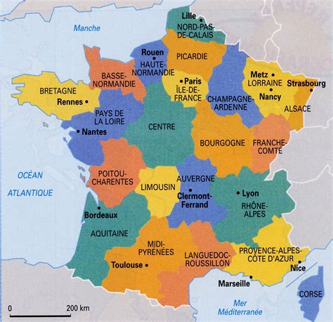 Discovering The Regional Map Of France In 2023 World Map Colored