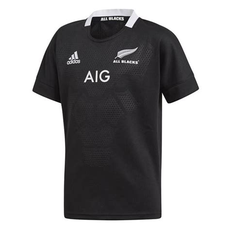 Adidas New Zealand All Blacks Rugby Shirt Junior World Champions 1987