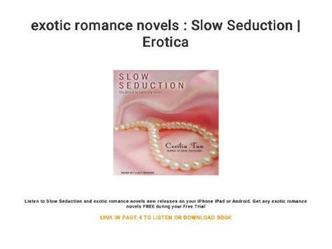 Exotic Romance Novels Slow Seduction Erotica