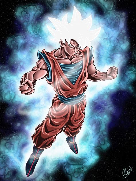 Ultra Instinct Mastered Goku By Austinc1122 On Deviantart