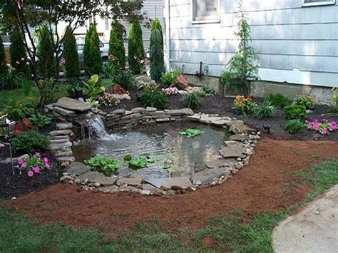 Awesome Ideas How To Build Backyard Pond Landscaping Small Backyard Ponds Waterfalls